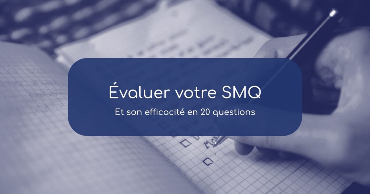 Smq Package Rumb | 20 questions pour évaluer l’efficacité de votre SMQ